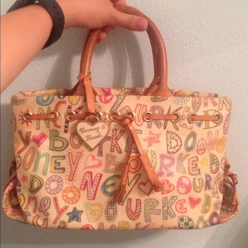 Dooney & Bourke small doodle letters hand bag